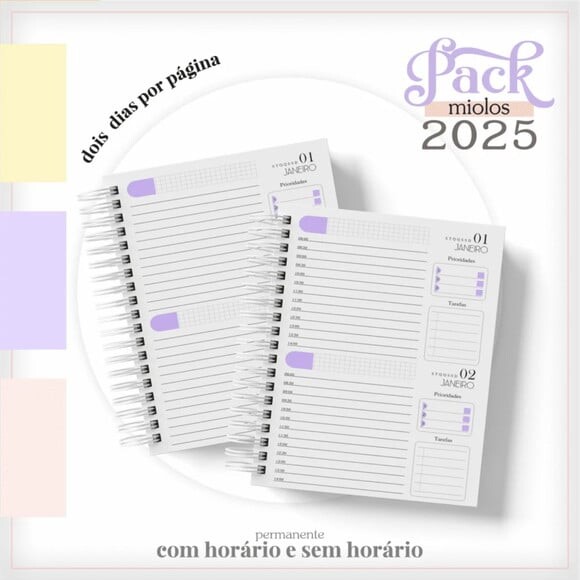 Arquivo Digital Combo Miolos Agenda Feminina 2025 -192