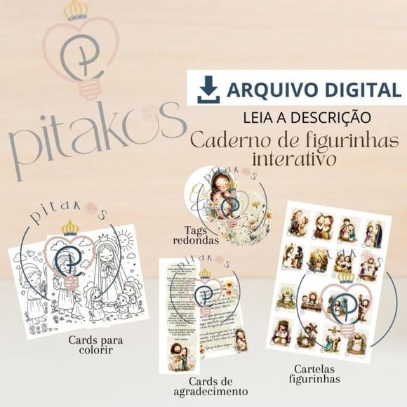 Arquivo Digital Combo Mistérios Santo Rosário -3662