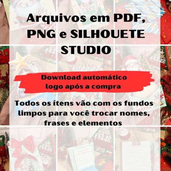 Arquivo Digital Combo Natal 2024 + Brinde Feliz 2025 -521