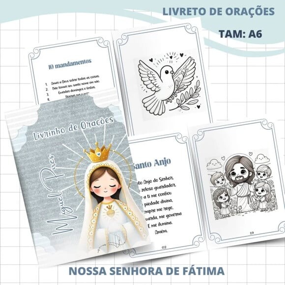 Arquivo Digital Combo Nossa Senhora de Fátima Menino -2203