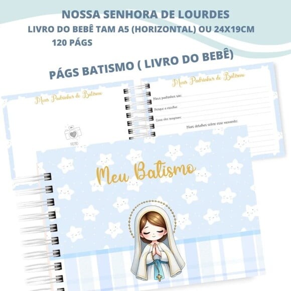Arquivo Digital Combo Nossa Senhora de Lourdes Menino -2201