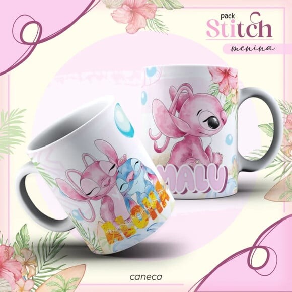 Arquivo Digital Combo Stitch Menina - 665