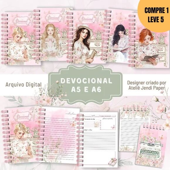Arquivo Digital Devocional e Caderno de Anotações -3439