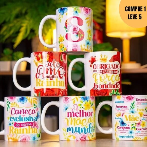 Arquivo Digital Dia das Mães 2025 Arte para Canecas -3101
