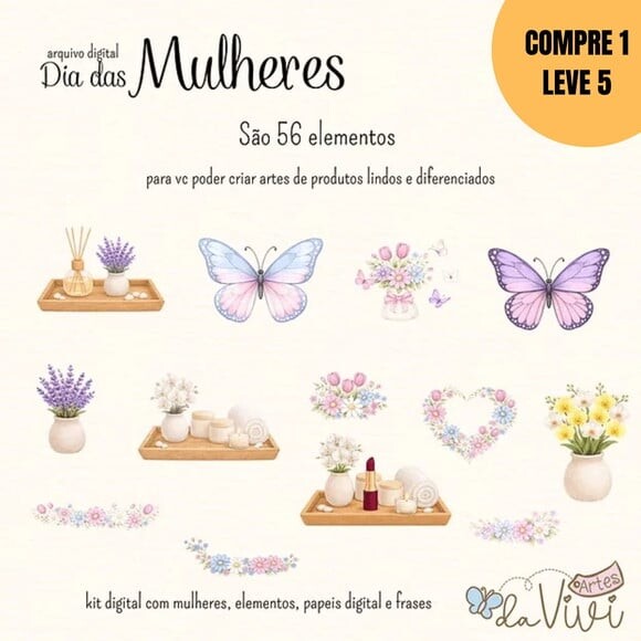 Arquivo Digital Dia das Mulheres 2026 Kit Digital -6337