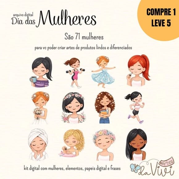 Arquivo Digital Dia das Mulheres 2026 Kit Digital -6337