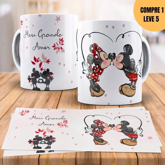 Arquivo Digital Disney Love Canecas Mickey -3416