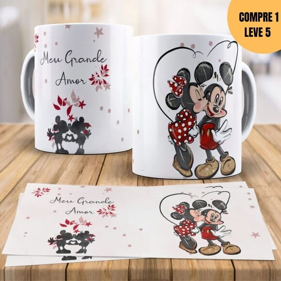 Arquivo Digital Disney Love Canecas Mickey -3416