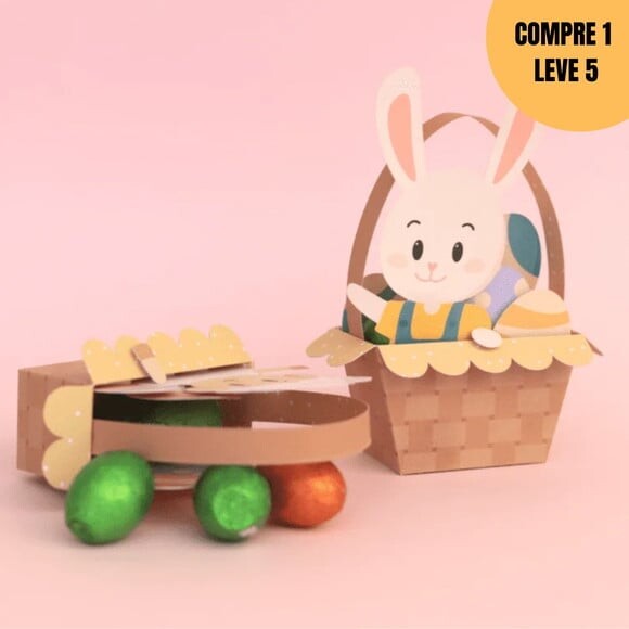 Arquivo Digital Doce Bingo+ Duo Cestinhas Páscoa -2381