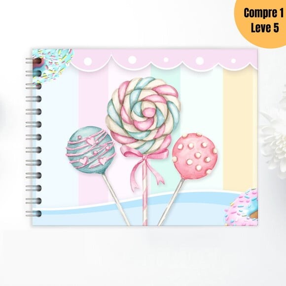 Arquivo Digital Doces Candy Kit Escolar 2025 -1209