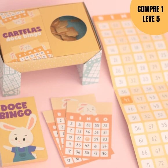 Arquivo Digital Doce Bingo+ Duo Cestinhas Páscoa -2381