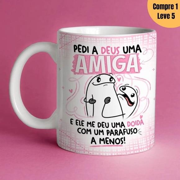 Arquivo Digital Estampas Canecas Flork Amigas - 830