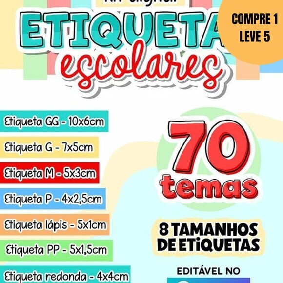 Arquivo Digital Etiquetas Escolares 2026 -6274