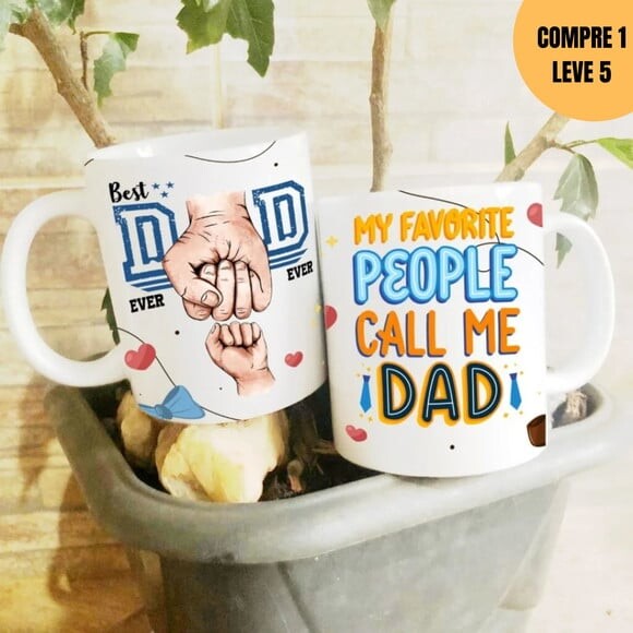 Arquivo Digital Father Day 4 Artes Avulsa Caneca -3902