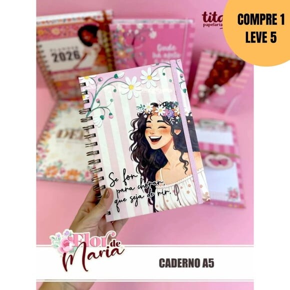 Arquivo Digital Flor de Maria Combo Encadernação -6328