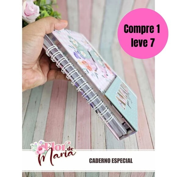 Arquivo Digital Flor de Maria Encadernação Especial -6398