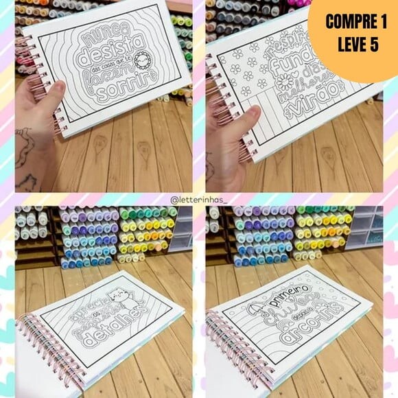 Arquivo Digital Frases Fofinhas Livro de Colorir -2295