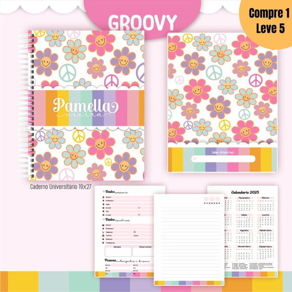 Arquivo Digital Groovy Kit Escolar 2025 -1040