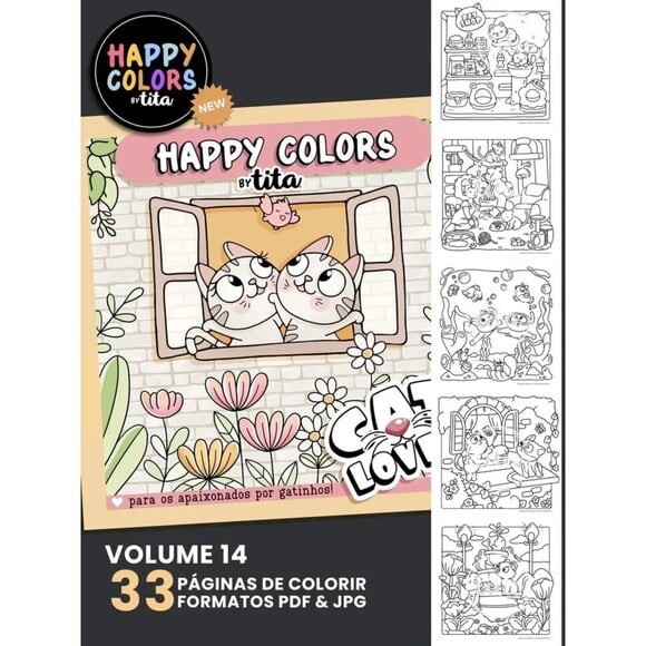 Arquivo Digital Happy Colors Combo Volume 14 & 15 -3892