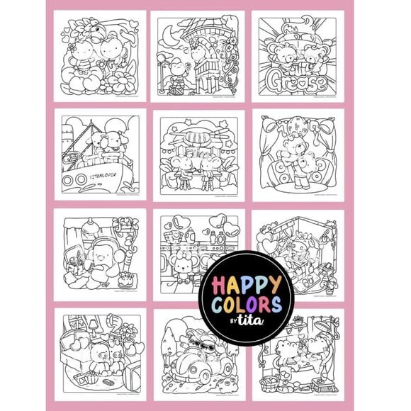 Arquivo Digital Happy Colors Combo Love Is In The Air -3607