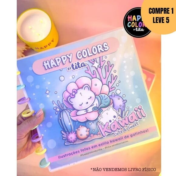 Arquivo Digital Happy Colors Volume 16 & 17 Kawaii -4479
