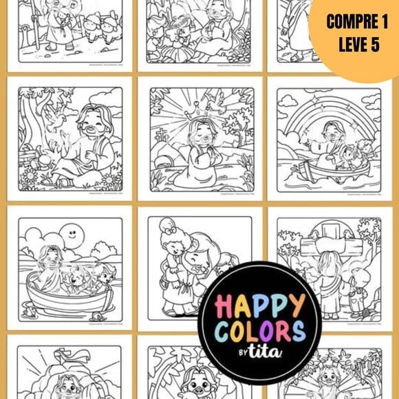 Arquivo Digital Happy Colors Volume 6 Jesus -2223