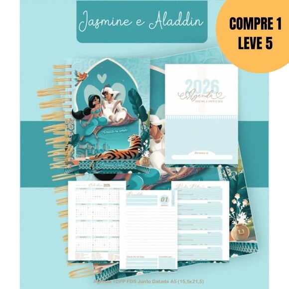 Arquivo Digital Jasmine e Aladin Agendas Planners 2026 -5749