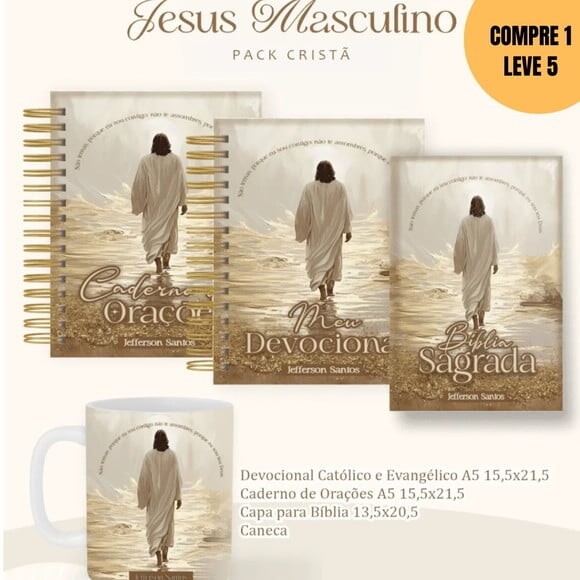 Arquivo Digital Jesus Masculino Cristão Adulto -4428