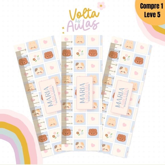 Arquivo Digital Kawaii Kit Escolar 2025 -850