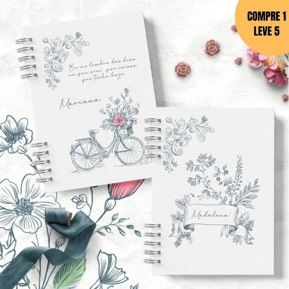 Arquivo Digital Kit 7 Capas e Miolo Pautado Refúgio -3846