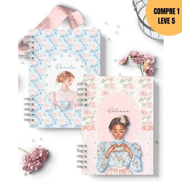 Arquivo Digital Kit 9 Capas e Miolos Pautado -4469