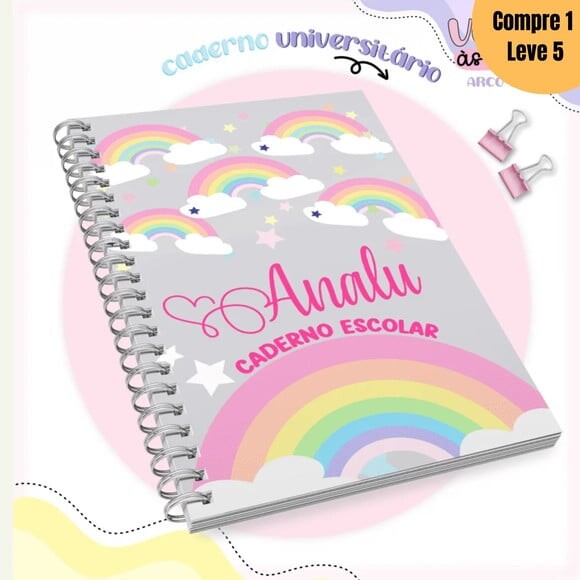 Arquivo Digital Kit Arco Íris Volta às Aulas -859