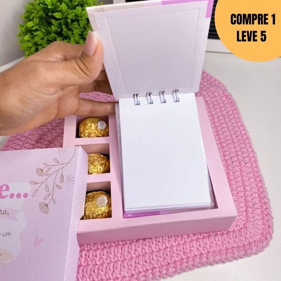 Arquivo Digital Kit Caixas e Blocos Dia das Mães -2444