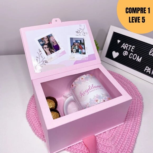 Arquivo Digital Kit Caixas e Blocos Dia das Mães -2444