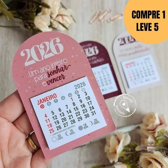 Arquivo Digital Kit Calendário 2026 -5515