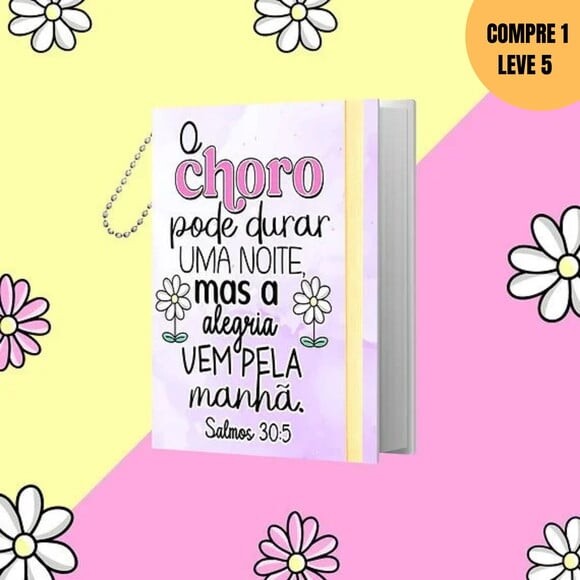 Arquivo Digital Kit Chaveiro Post It Versículos -3513