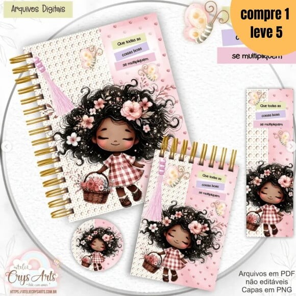 Arquivo Digital Kit Coisas Boas Encadernação -1421
