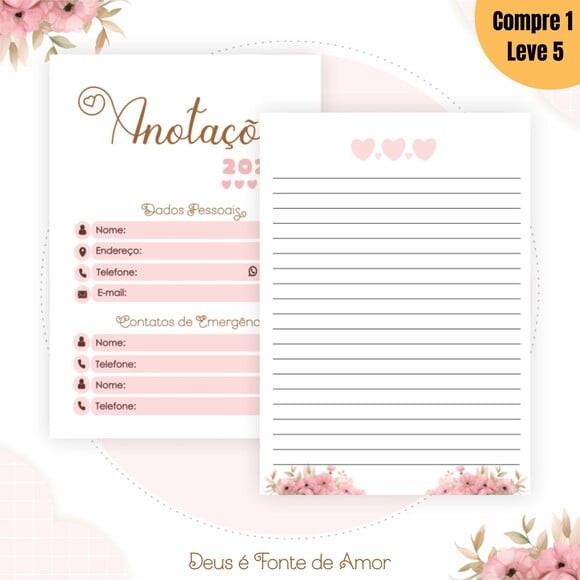 Arquivo Digital Kit Cristão Deus É Fonte de Amor -824