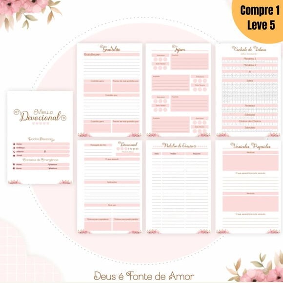 Arquivo Digital Kit Cristão Deus É Fonte de Amor -824