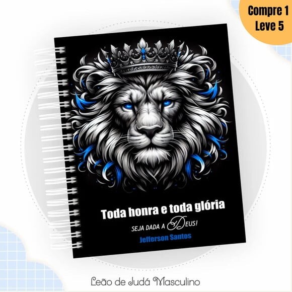 Arquivo Digital Kit Cristão Leão de Judá Masculino -826
