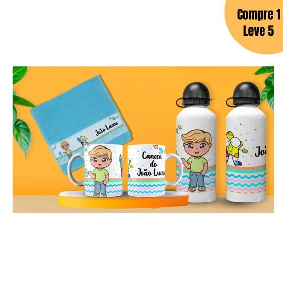Arquivo Digital Kit Volta às Aulas Mascotes Sublimação -1376
