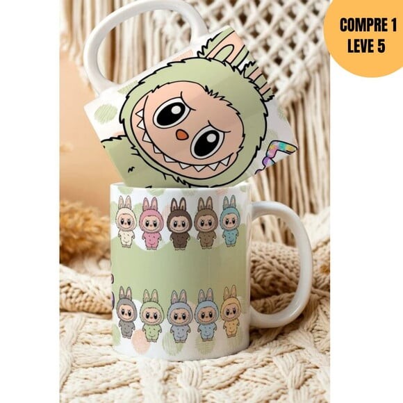 Arquivo Digital Labubu Arte Avulsa Caneca -4294