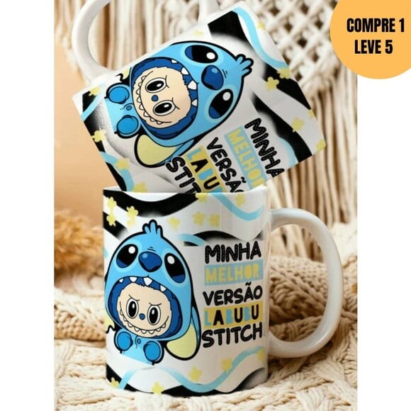 Arquivo Digital Labubu Arte Avulsa Caneca -4293