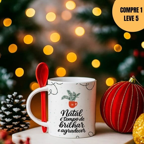Arquivo Digital Lettering Natalina 2025 Artes Caneca -5891