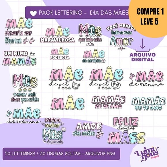 Arquivo Digital Lettering Dia das Mães -2530