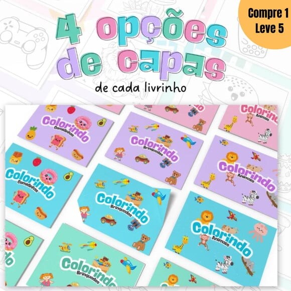 Arquivo Digital Livrinhos de Colorir -1253