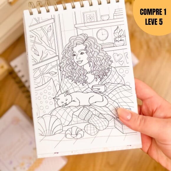 Arquivo Digital Livro de Colorir & Cards -2039