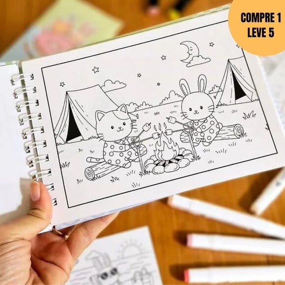 Arquivo Digital Livro de Colorir 24 Desenhos -4478