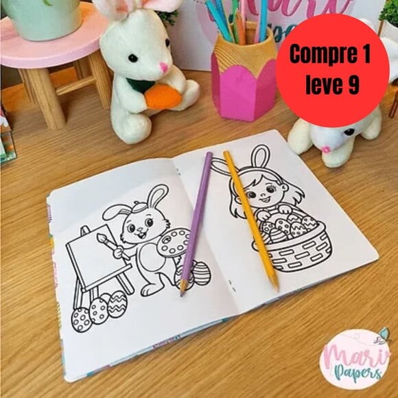 Arquivo Digital Livro de Colorir Páscoa -6702