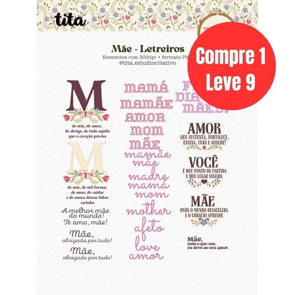 Arquivo Digital Mãe 2026 Combão Ilustrações + Papéis -6776